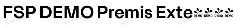 FSP DEMO Premis Exte字体转换